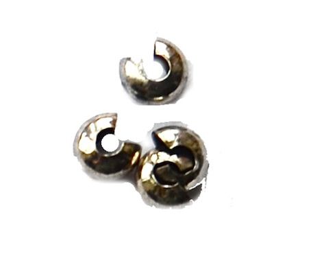 FN307 Grey Black 3mm Crimp Cover