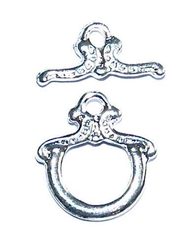 MBx858 10mm Traditional Silver Toggle