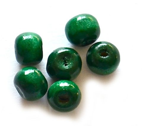 WDX826 Emerald 8mm Wooden Round