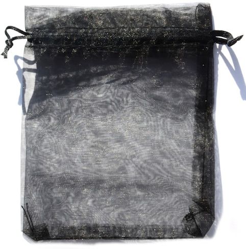BG214 Black Organza Gift Bag