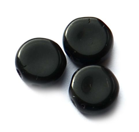 GL1033 8x2mm Opaque Black Disc