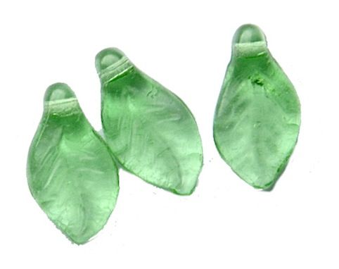 GL3365 Spring Green TO Leaf Bead