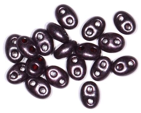 TW019 Pearl Grape Twin Beads