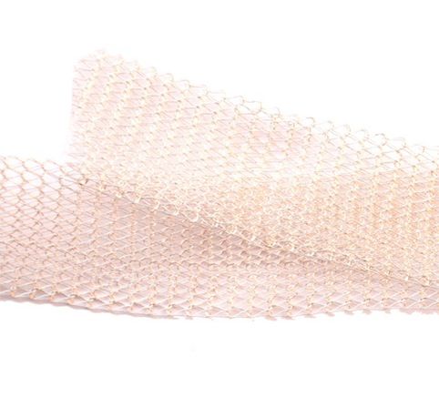 KWR018 Silver Knitted Wire Ribbon