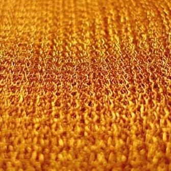 KW110 Light Gold 0.1mm Wide Knitted Wire