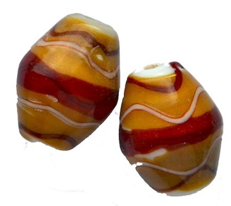 GL3956 20x15mm Brown Waverley bicone