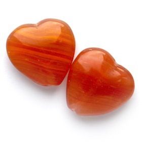 GL3990 15mm Dark Pink Marl Heart