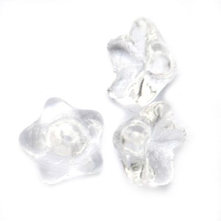 GL3992 8mm Clear Trumpet Flower