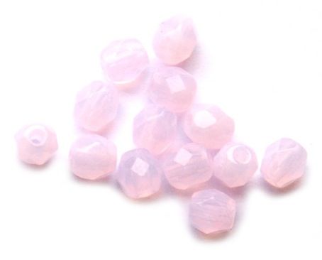 FG489 4mm Pale Pink Sparkle Facet