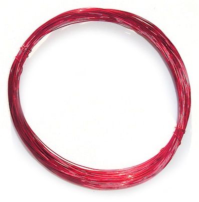 JW373 Deep Pink 0.3mm Half Hard Wire