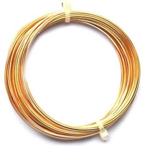 JWSQ04 0.8mm Square Gilt Wire