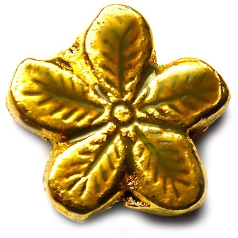 MB902 23mm Latte Metal Flower