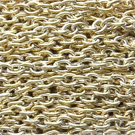 FN190 2.5x2mm Link Silver Trace Chain