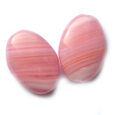 GL4097 12x16mm Pink Marl Cushioned Oval