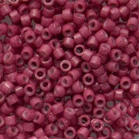 DB1376 Dyed Opaque Ant Rose Delica