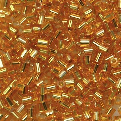 HEX915 SL Gold Size 11 Hex Beads