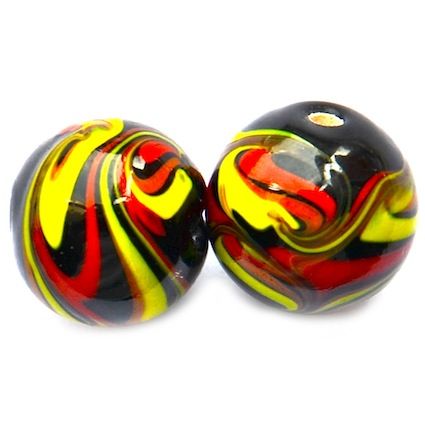 GL5100 14mm Multi Stripe on Black Round