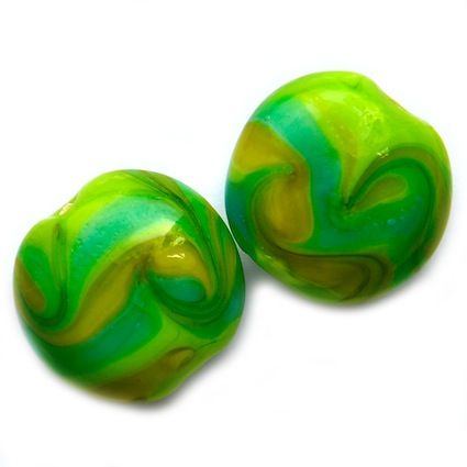 GL5138 18mm Green Swirl Cushion Disc