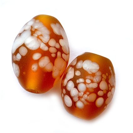 GL5178 16x10mm Topaz Dotty Matt Oval