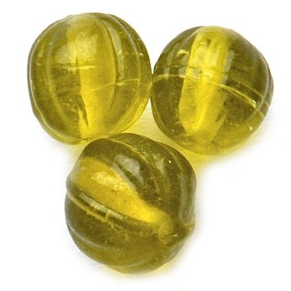 GL5242 12mm Lime Ribbed Round