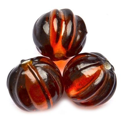 GL5243 12mm Brown Ribbed Round