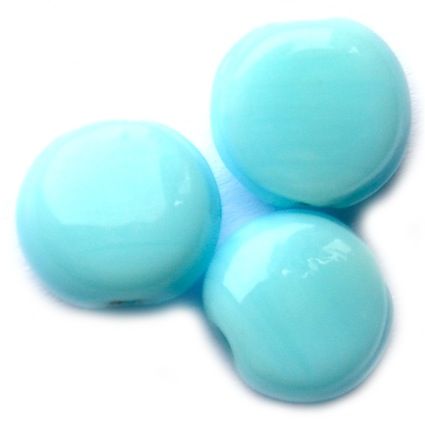 GL5270 10mm Opaque Aqua Flat Disc