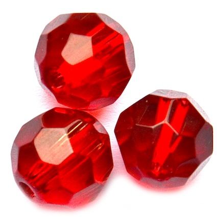 GLx5407 12mm Red Facet