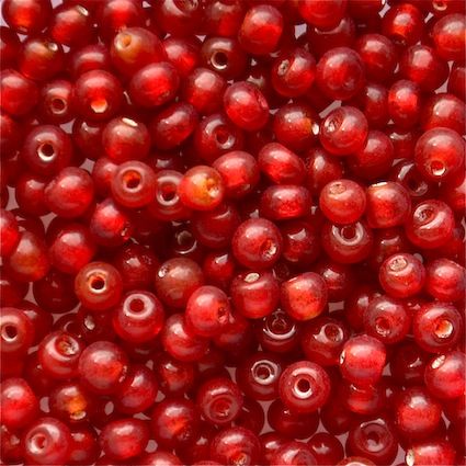 GL5444 3mm Round Dark Red Bead