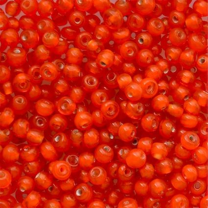 GL5447 3mm Round Trans Orange Bead