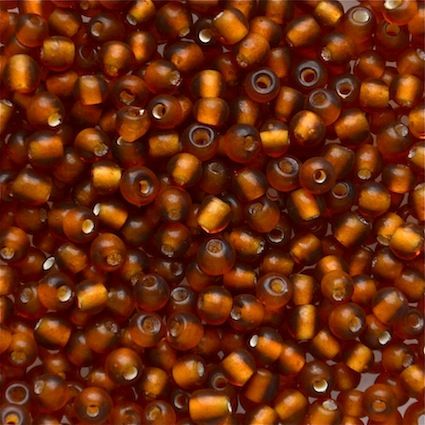 GL5448 3mm Round Dk Brown Bead