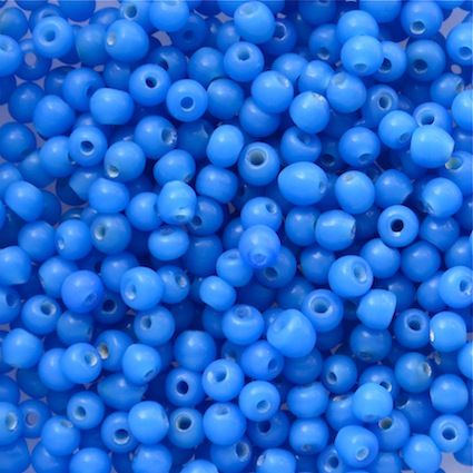 GL5452 3mm Round Blue Bead