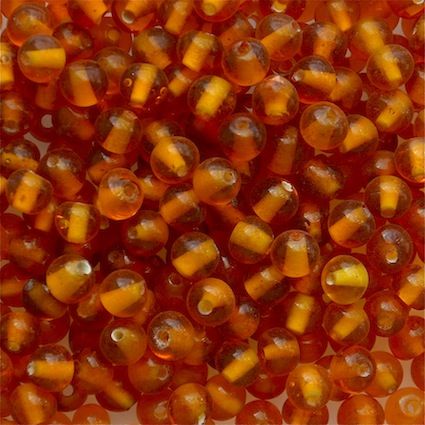 GL5461 4mm Round Topaz Bead