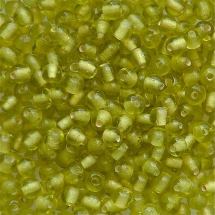 GL5462 4mm Round Lime Bead
