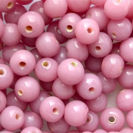 GL5505 8mm Round Pink Bead