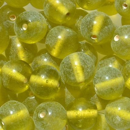 GL5527 12mm Round Lime Bead