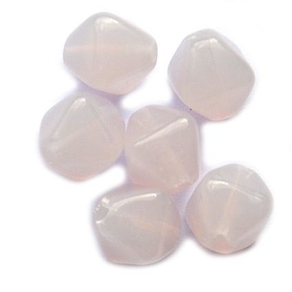 GL1199 6mm Palest Soft Pink Bicone