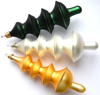 BAU007 2 x Christmas Tree Baubles