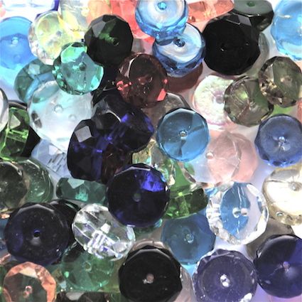 MX176 Faceted Rondelle Mix