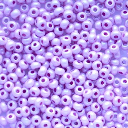RC871 Mauve Pearl Size 8 Seed Beads