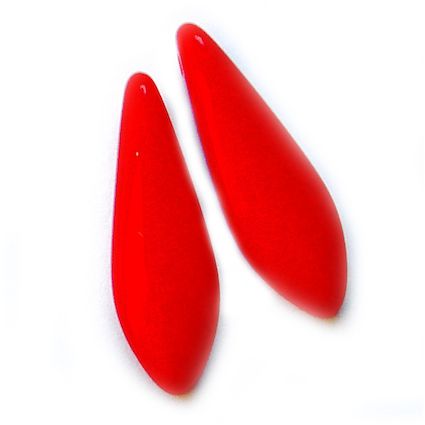 GL5553 15x5mm Opaque Red Dagger