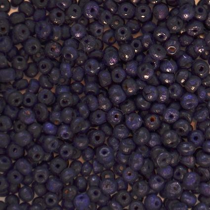 WD314 2mm Deep Purple Wooden Beads