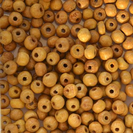 WD420 4mm Natural Wooden Beads