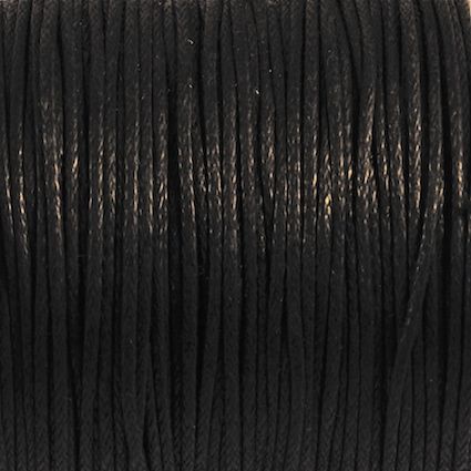 CT1096R 1mm Black Cotton Thong 25 metre reel