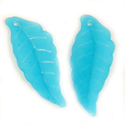 PB120 Turquoise Fern Leaf