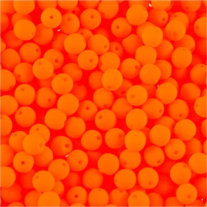 RG498 Bright Orange Velvet 4mm Rounds