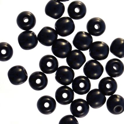 RG427 4mm Opaque Black Rounds