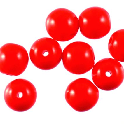 RG625 6mm Opaque Red Rounds