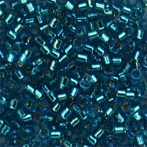 DB0149 Silver Lined Capri Blue Delica
