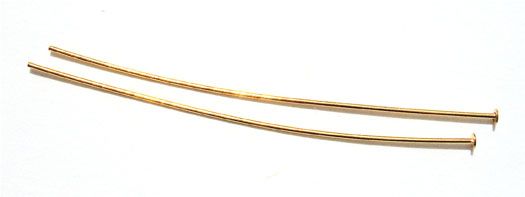 FN016 Gold Thin Hard Headpins