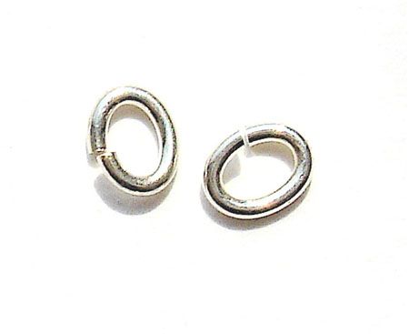 SS091 5x3.5mm Sterling Silver Oval Jump Ring